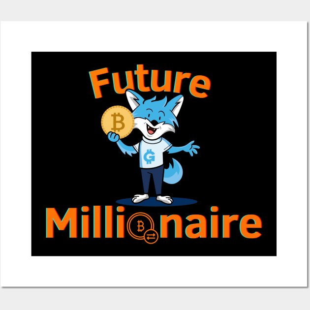 Future Millionaire Wall Art by Statement-Designs